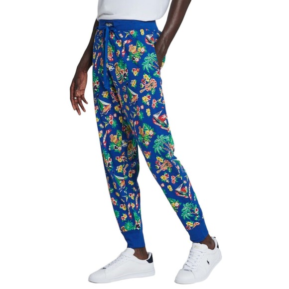 Polo Ralph Lauren AOP Hawaiian Bear Jogger Sleep Pants - Picture 3 of 4